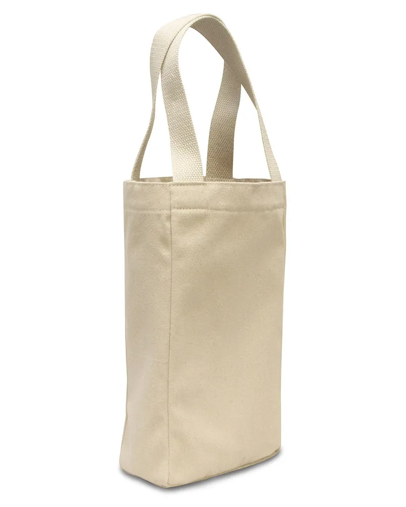 12 ct Canvas Double Wine Tote Bag-By Dozen