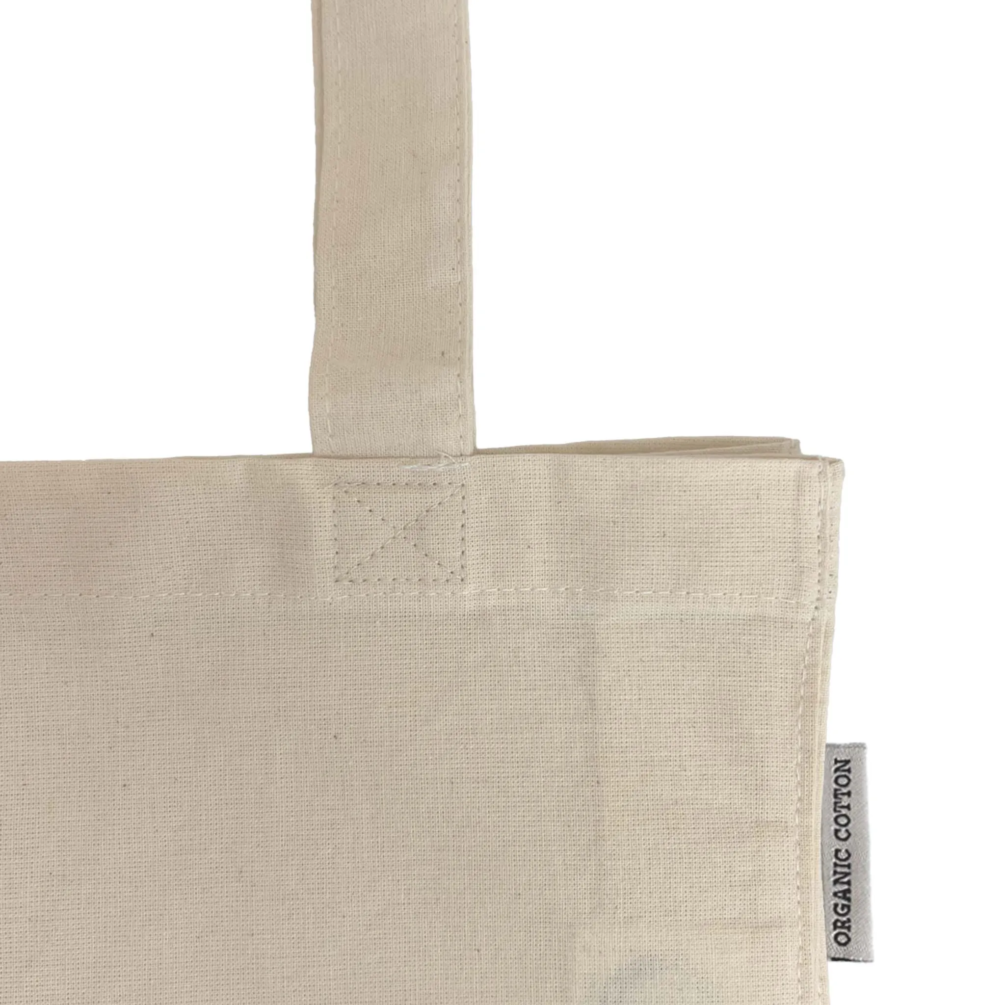 12 ct Cotton Book Bags with Full Gusset / Small Tote Bag - By Dozen