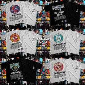 12 Football Street Wear Teams Designs Bundle PNG   PSD