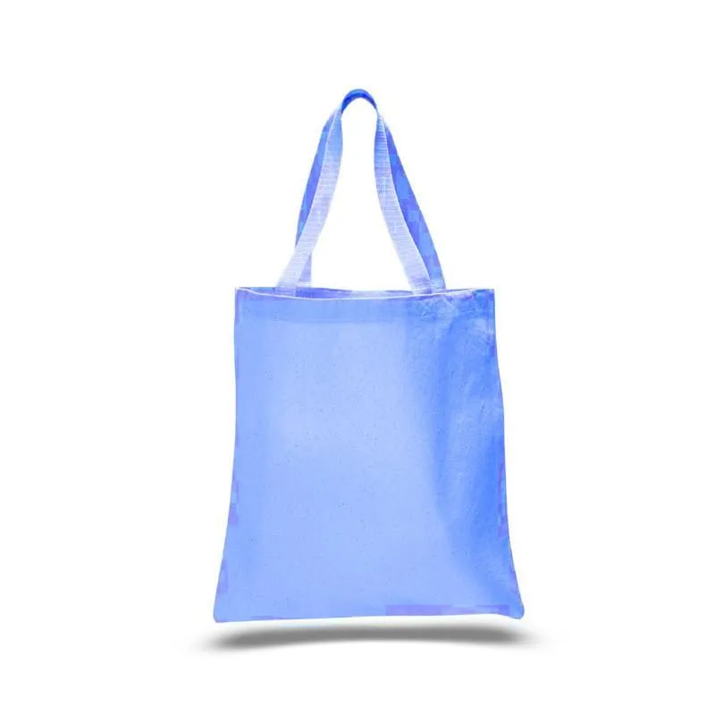 144 ct High Quality Promotional 100% Canvas Tote Bags - By Case