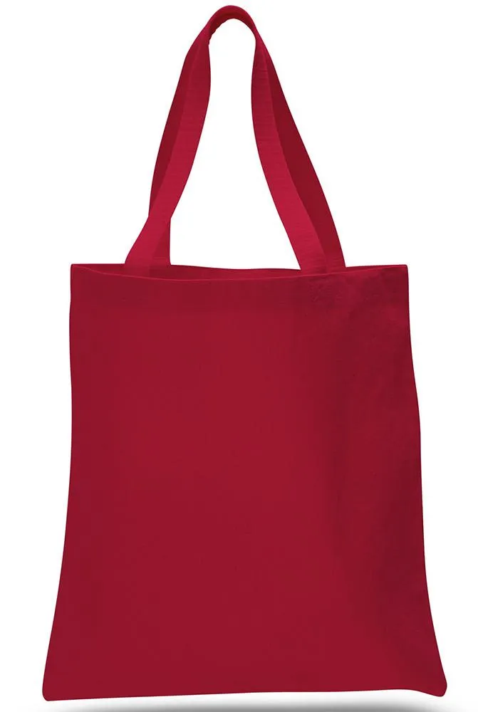 144 ct High Quality Promotional 100% Canvas Tote Bags - By Case