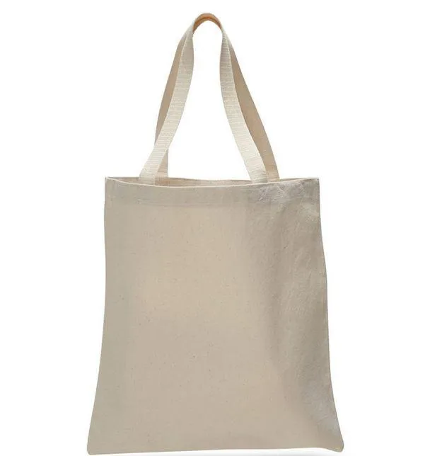 144 ct High Quality Promotional 100% Canvas Tote Bags - By Case