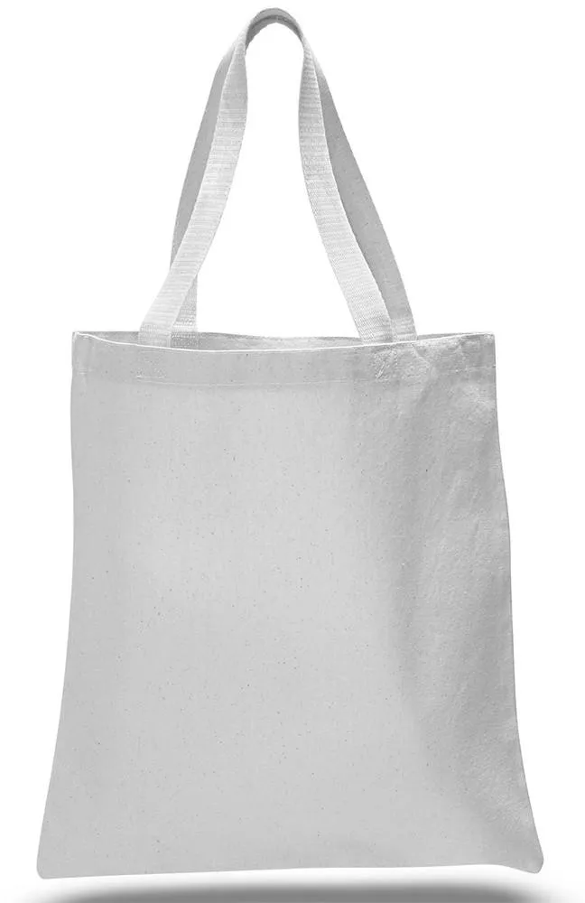 144 ct High Quality Promotional 100% Canvas Tote Bags - By Case