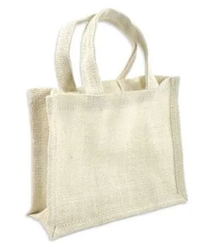 150 ct Small Burlap Party Favor Bags / Jute Gift Tote Bags - By Case