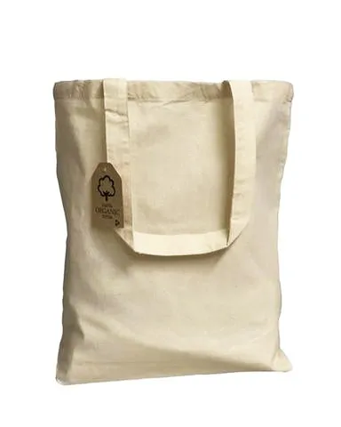 240 ct Organic Cotton Canvas Tote Bags with Gusset - By Case