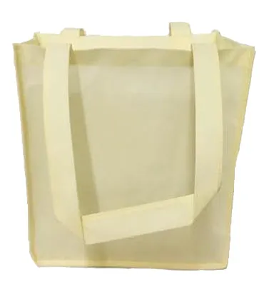 250 ct Standard Size Grocery Tote Bag W/Gusset - By Case