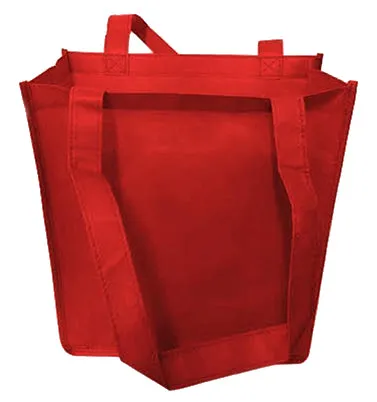 250 ct Standard Size Grocery Tote Bag W/Gusset - By Case