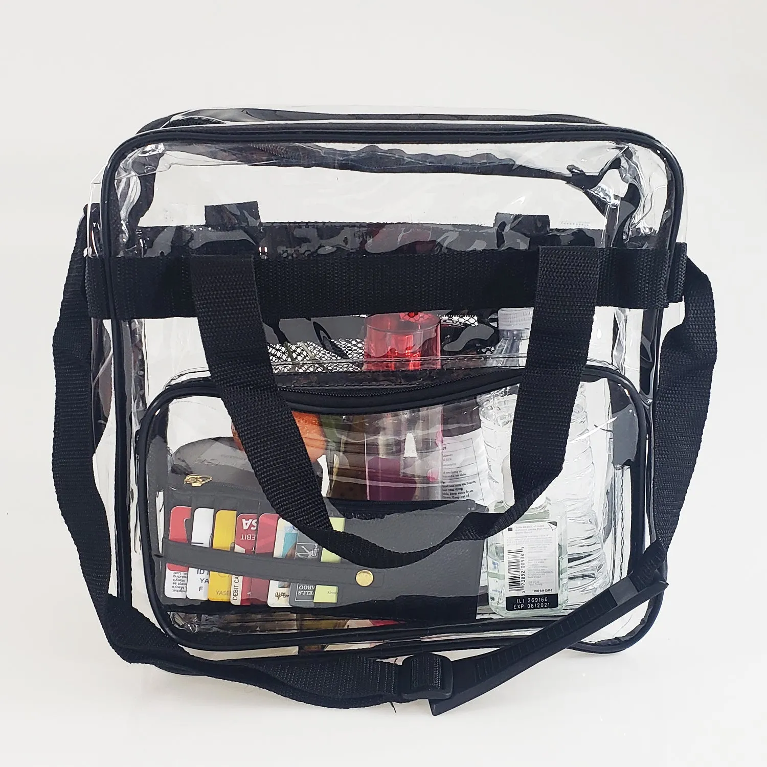 6 ct Clear Crossbody Bag / Stadium Clear Bag - Pack of 6