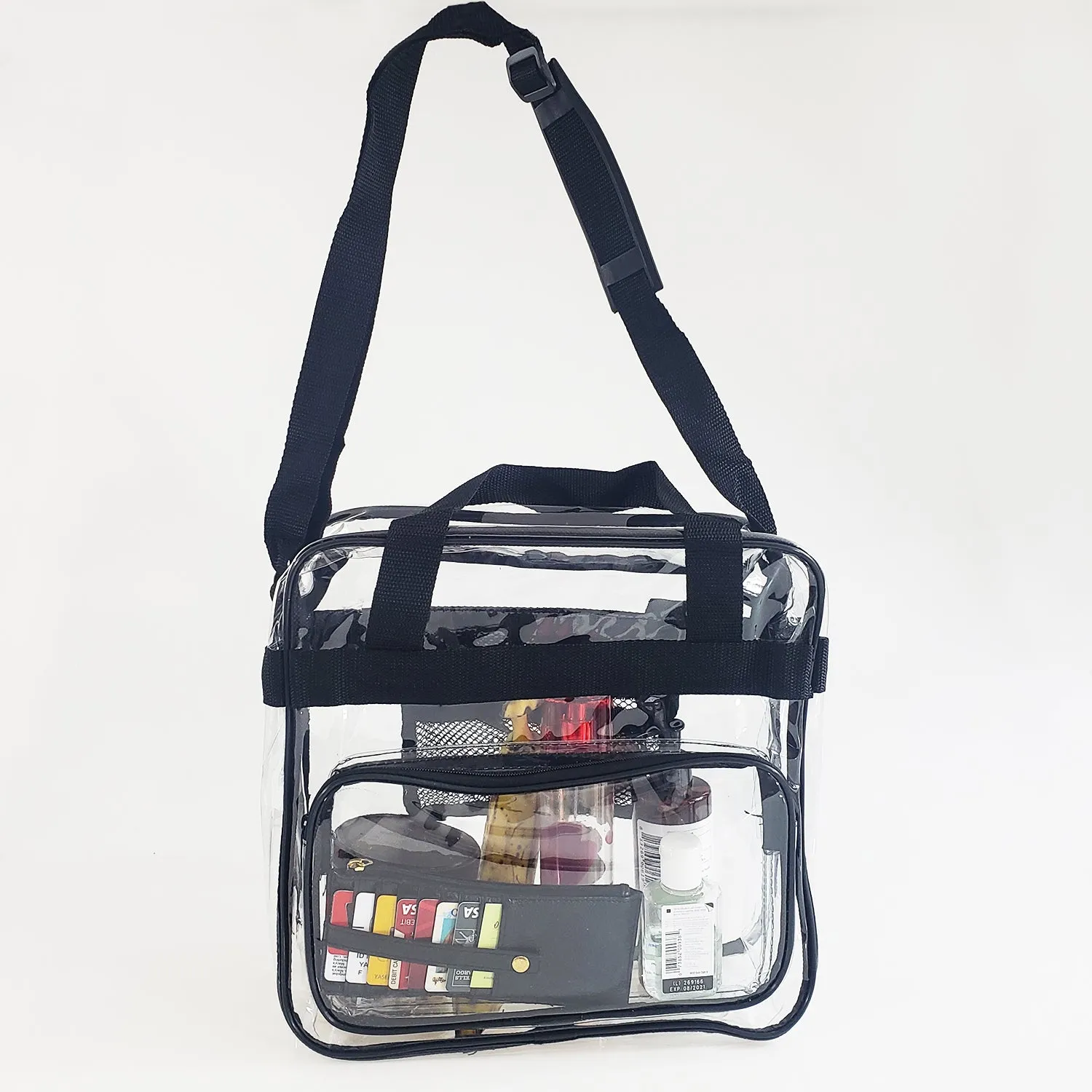 6 ct Clear Crossbody Bag / Stadium Clear Bag - Pack of 6