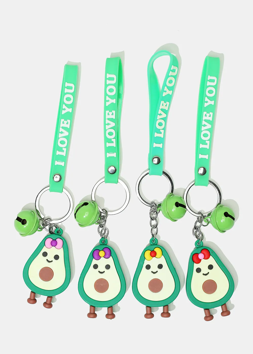 Avocado & Bell Keychain