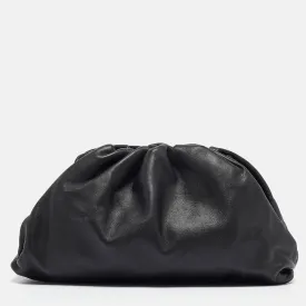 Black Leather Classic Pouch