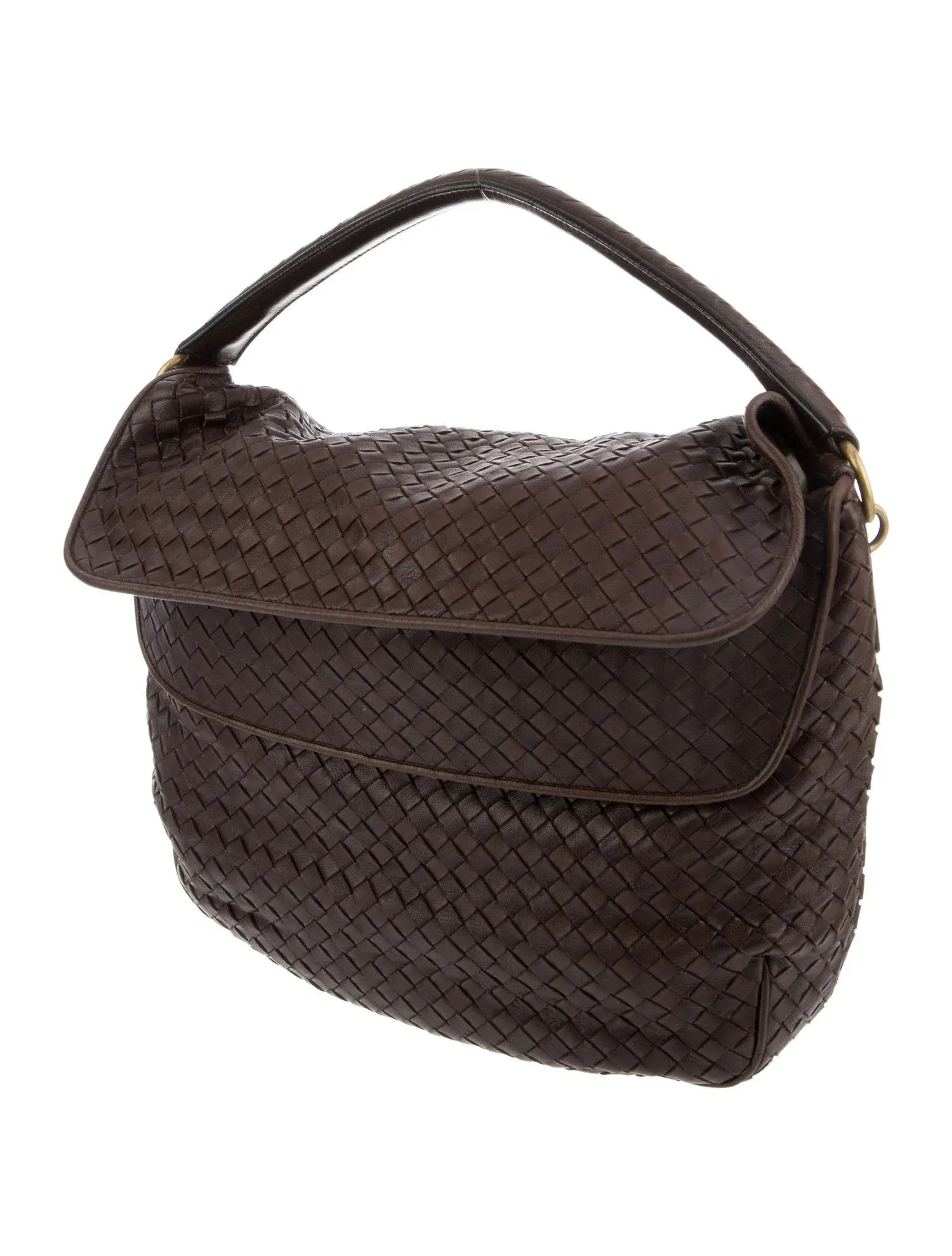 BOTTEGA VENETA INTRECCIATO NAPPA LEATHER SHOULDER BAG