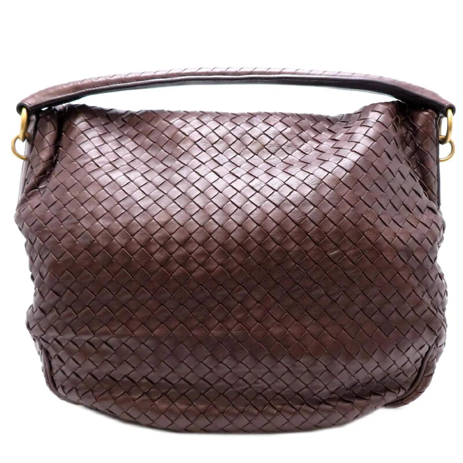 BOTTEGA VENETA INTRECCIATO NAPPA LEATHER SHOULDER BAG