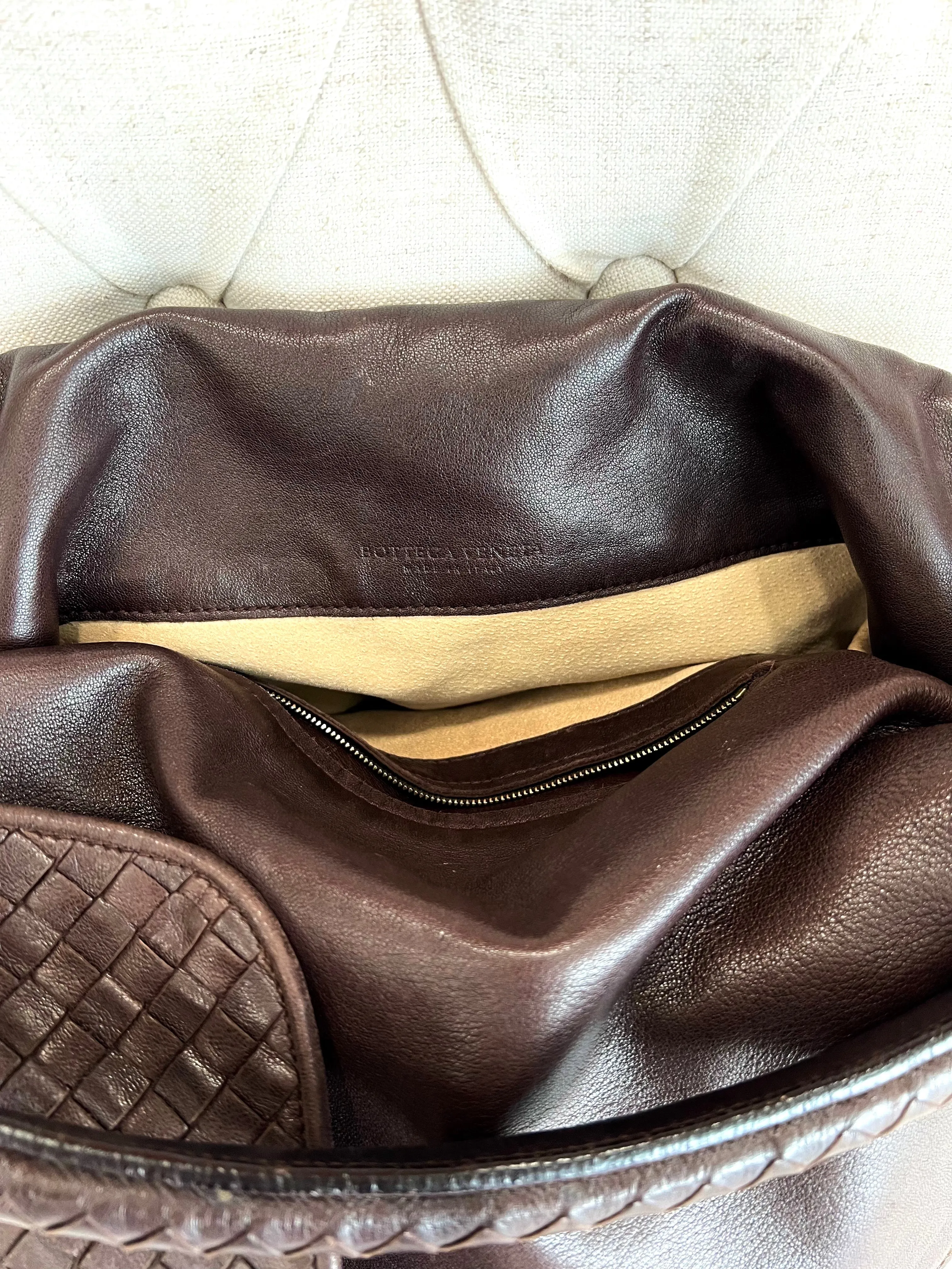 BOTTEGA VENETA INTRECCIATO NAPPA LEATHER SHOULDER BAG