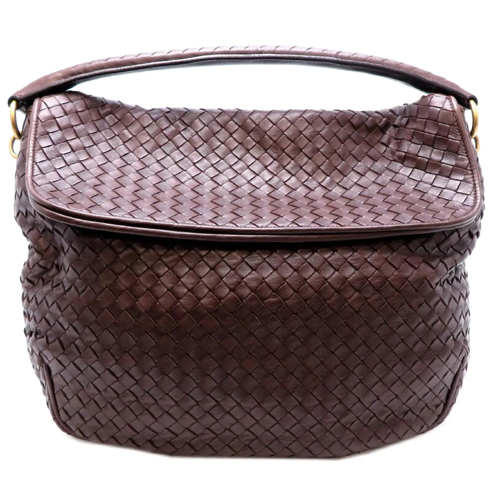 BOTTEGA VENETA INTRECCIATO NAPPA LEATHER SHOULDER BAG