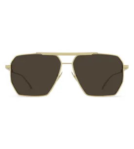 Bottega Veneta Men's Brown Aviator Sunglasses