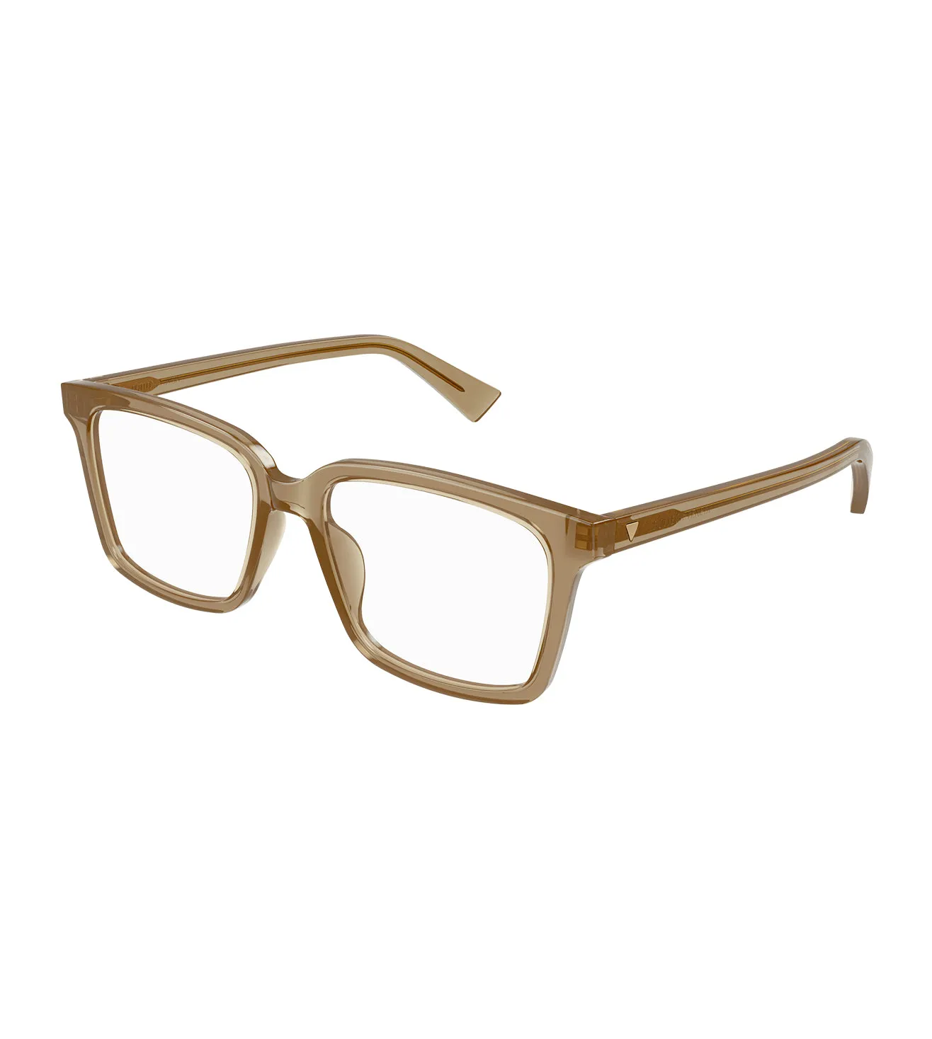 Bottega Veneta Men's Brown Rectangular Optical Frame