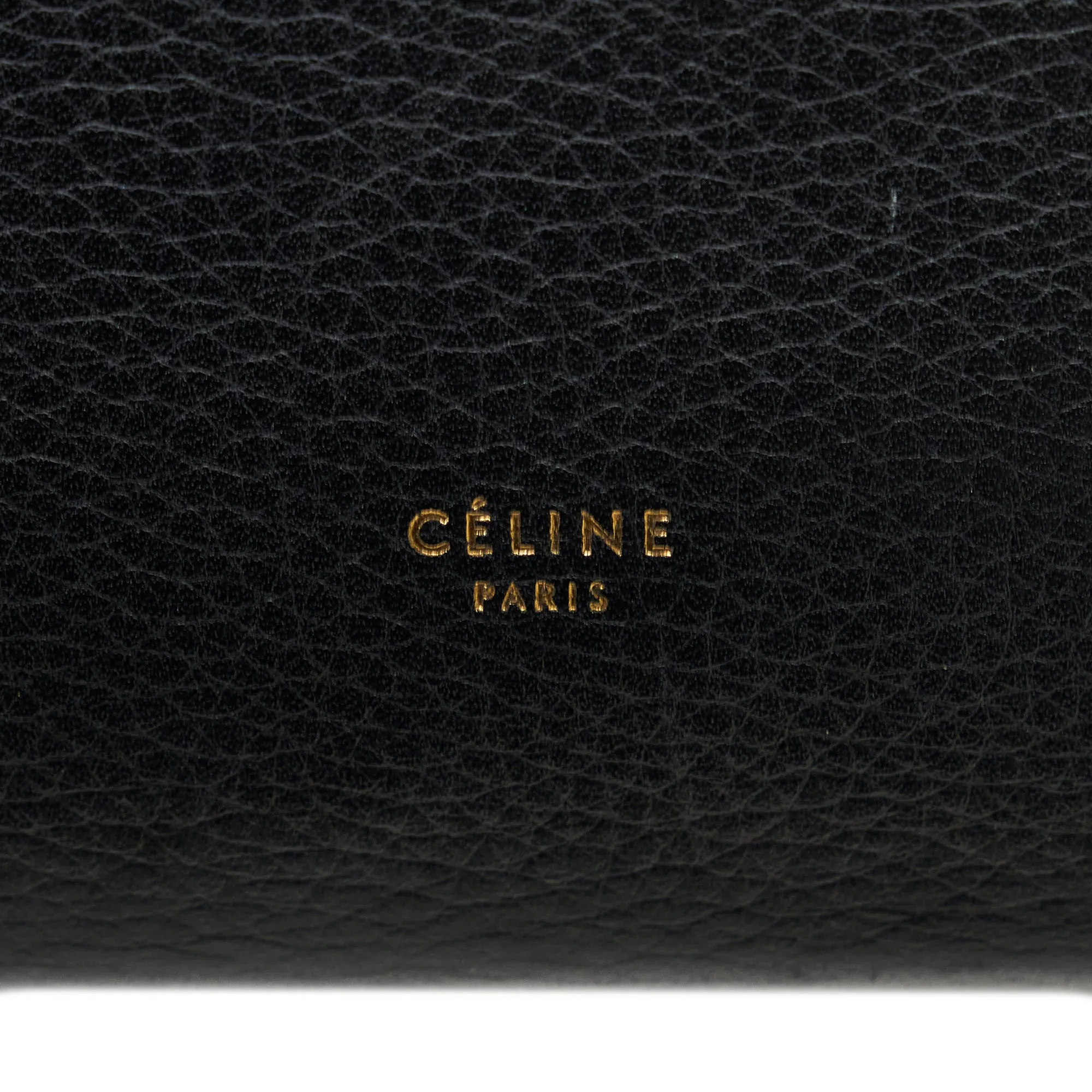 Celine Belt Handbag Mini Black