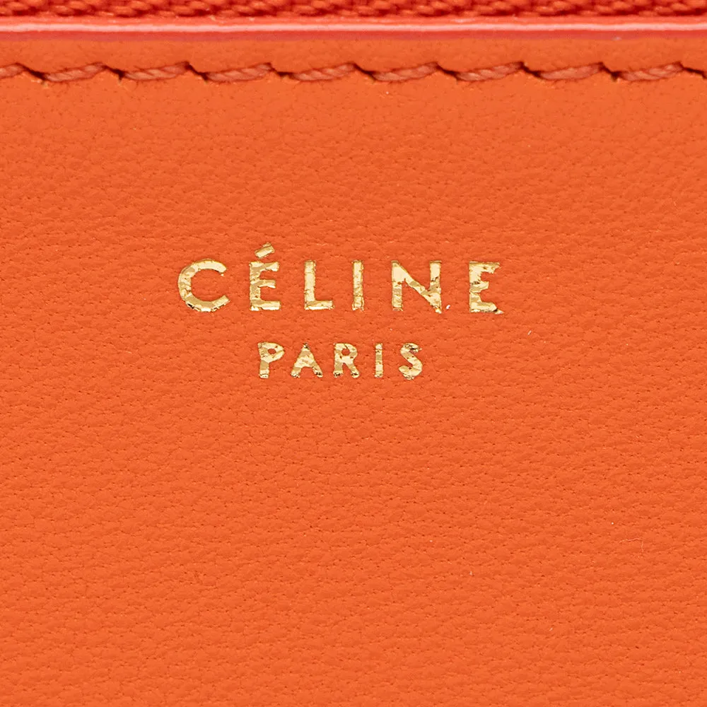 Celine Calfskin Two Tone Clutch (SHF-19764)