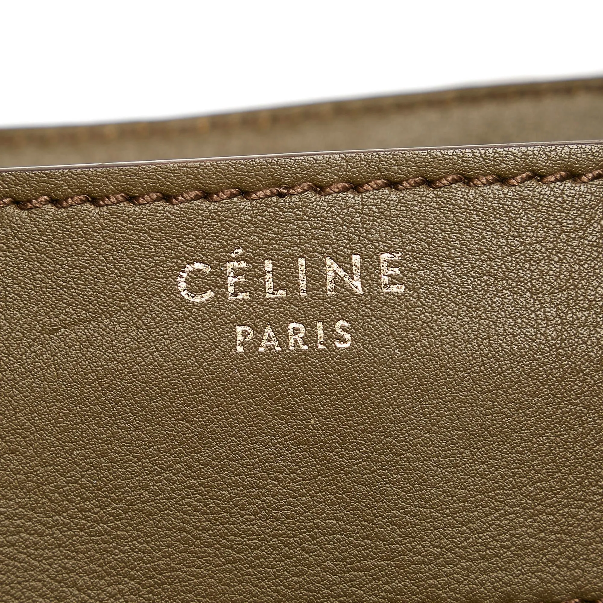 Celine Envelope Luggage Tote Leather Handbag (SHG-30073)