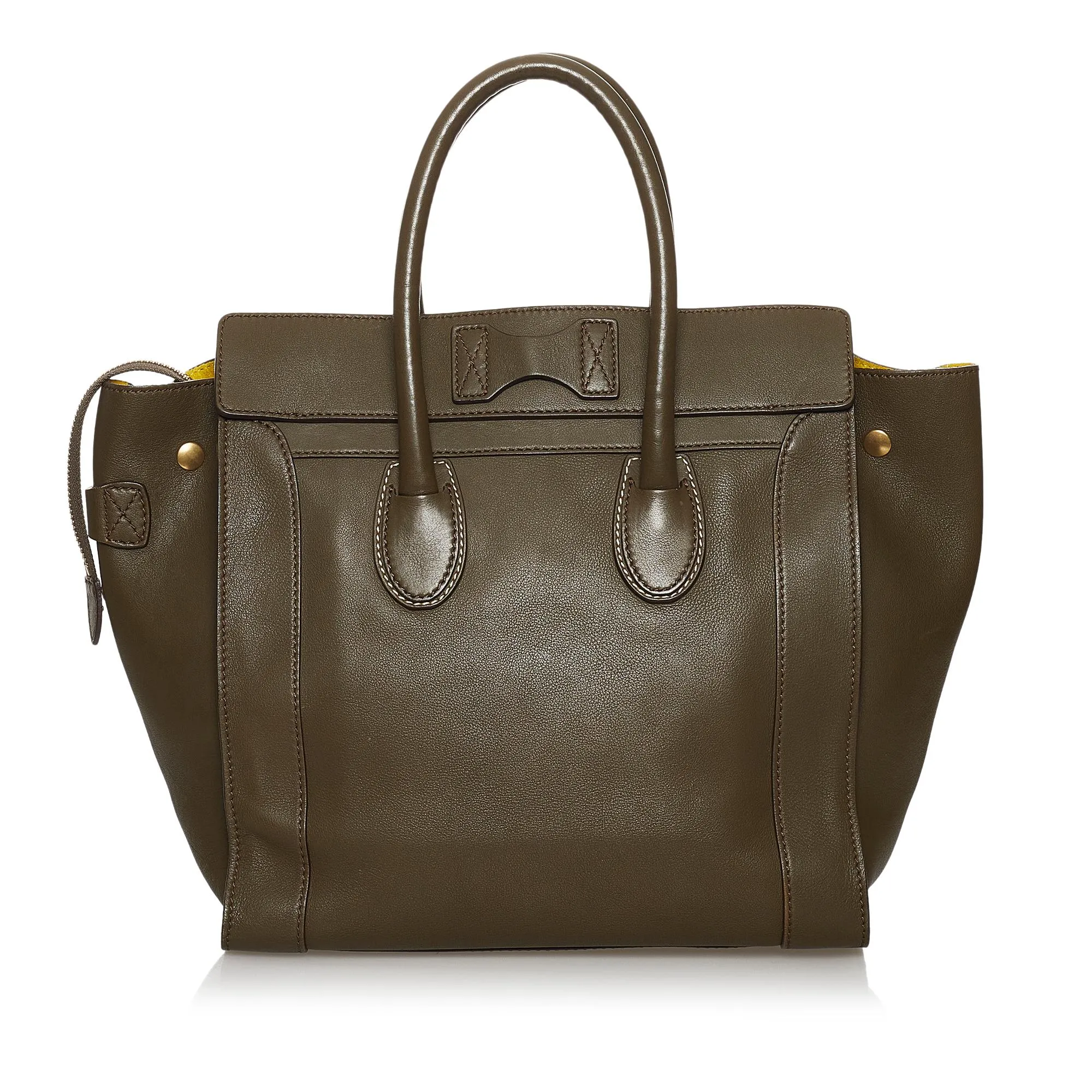 Celine Envelope Luggage Tote Leather Handbag (SHG-30073)