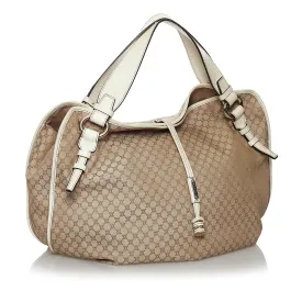 Celine Macadam Bittersweet Canvas Shoulder Bag (SHG-30187)