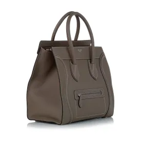 Celine Mini Luggage Leather Tote Bag (SHG-29299)