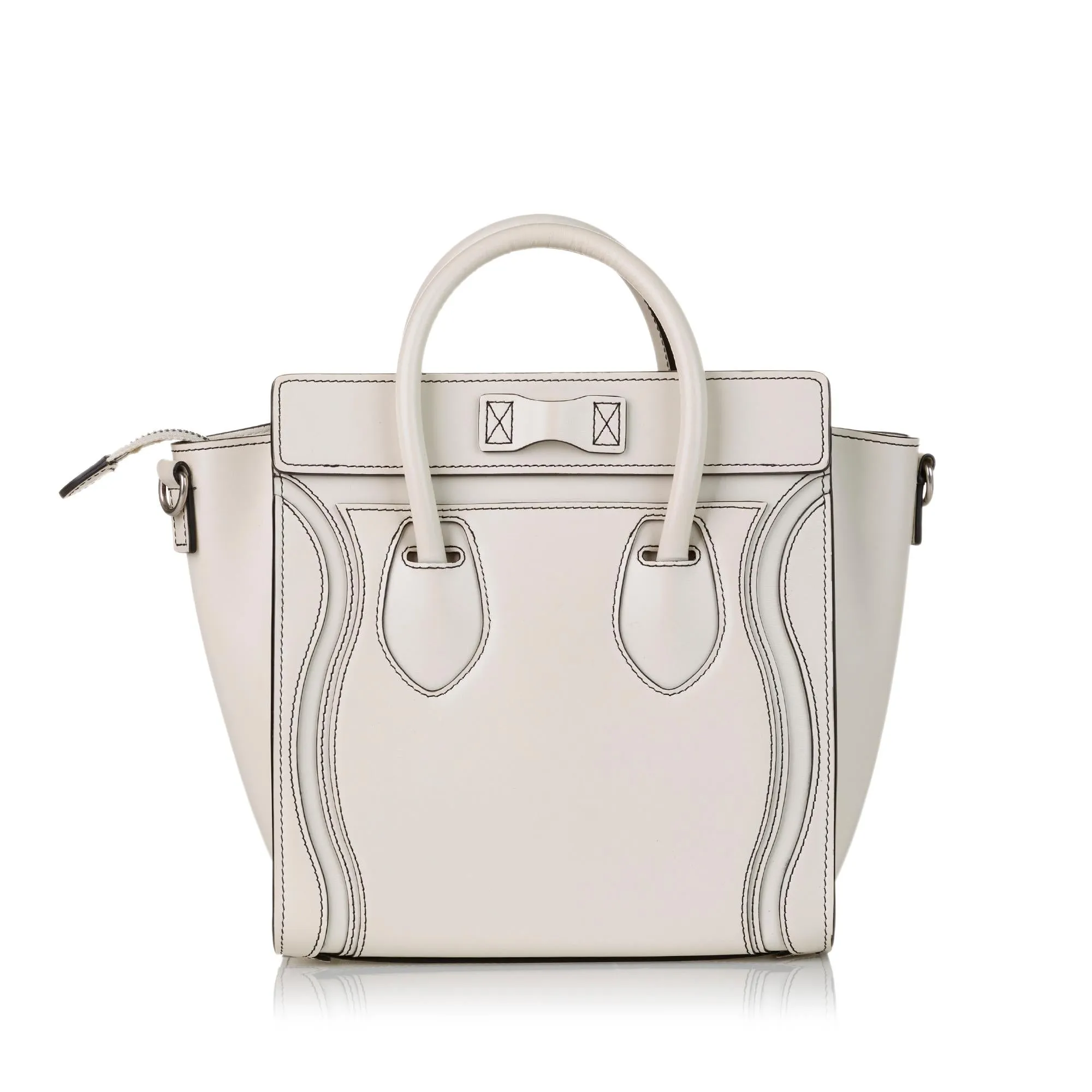 Celine Nano Luggage Tote Leather Satchel (SHG-37370)