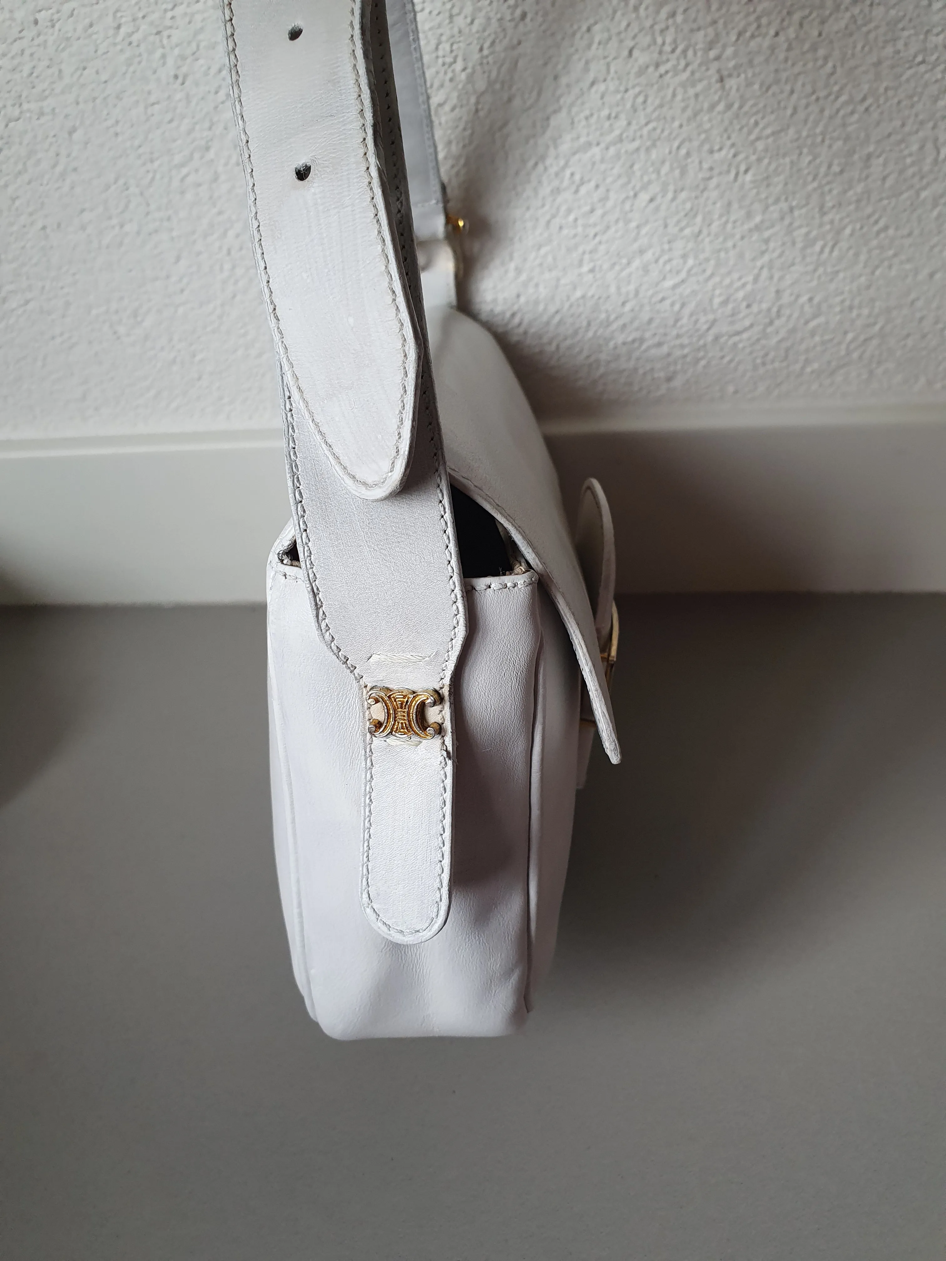 Celine vintage triomphe shoulder bag