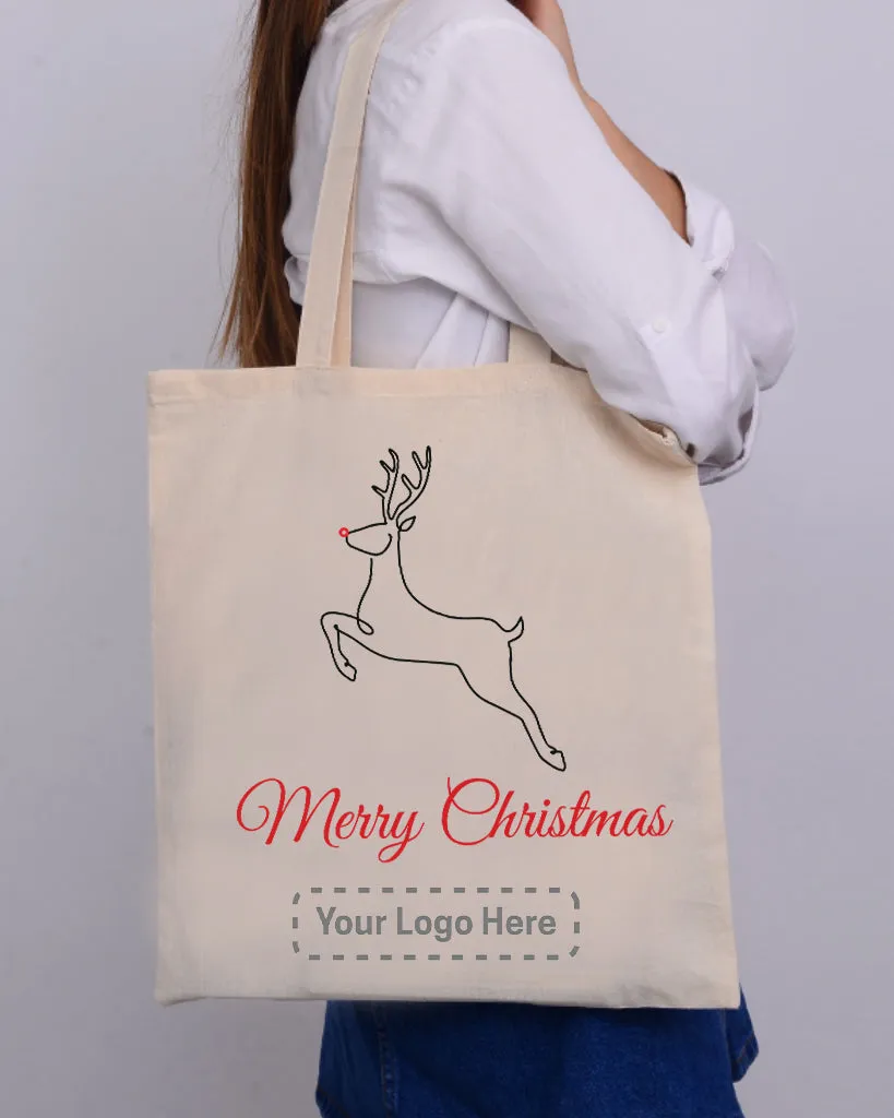 Christmas Deer Merry Christmas Tote Bag - Christmas Bags