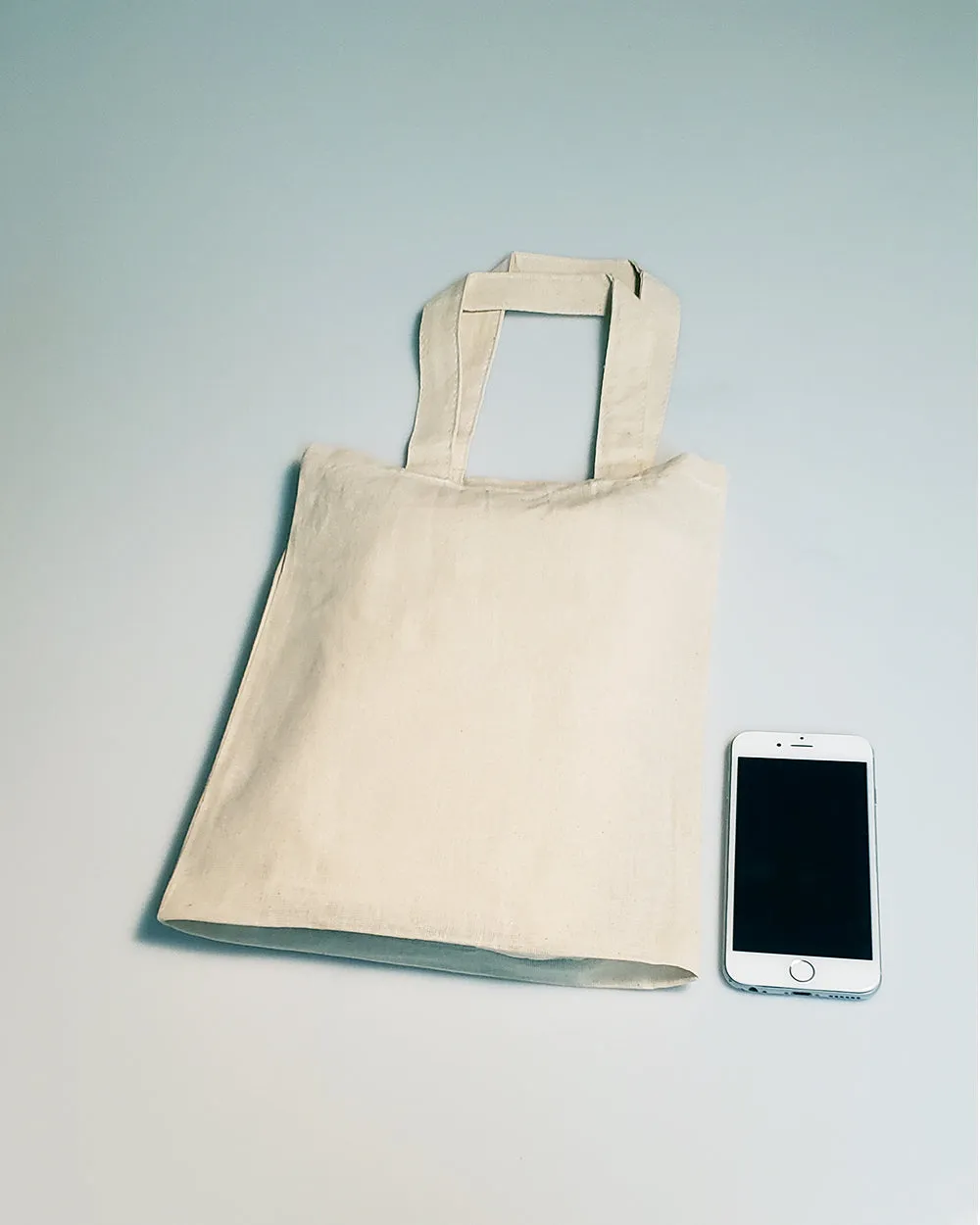 Closeout 9" SMALL Cotton Tote Bag / Favor Gift Bags