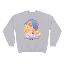 Darling! Golden Retriever “They Canceled Our Show” on a Gildan - 18000 - Heavy Blend Sweatshirt (Unisex)