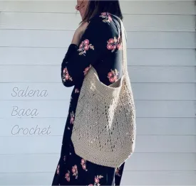 Diamond Tote (also known as Jute Tote) crochet