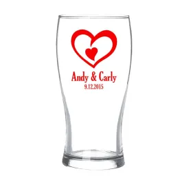 Double Heart Standard Beer Glass