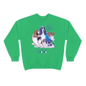 English Springer Spaniels "In Memory of 2020" Design on a Gildan - 18000 - Heavy Blend Sweatshirt (Unisex)