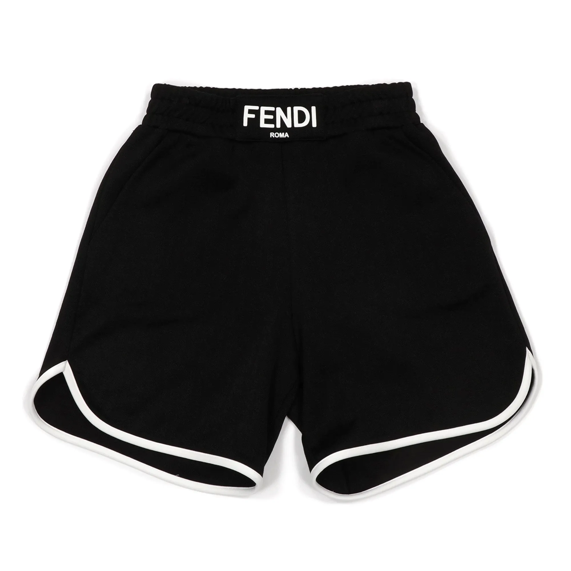 Fendi Black Sporty Shorts