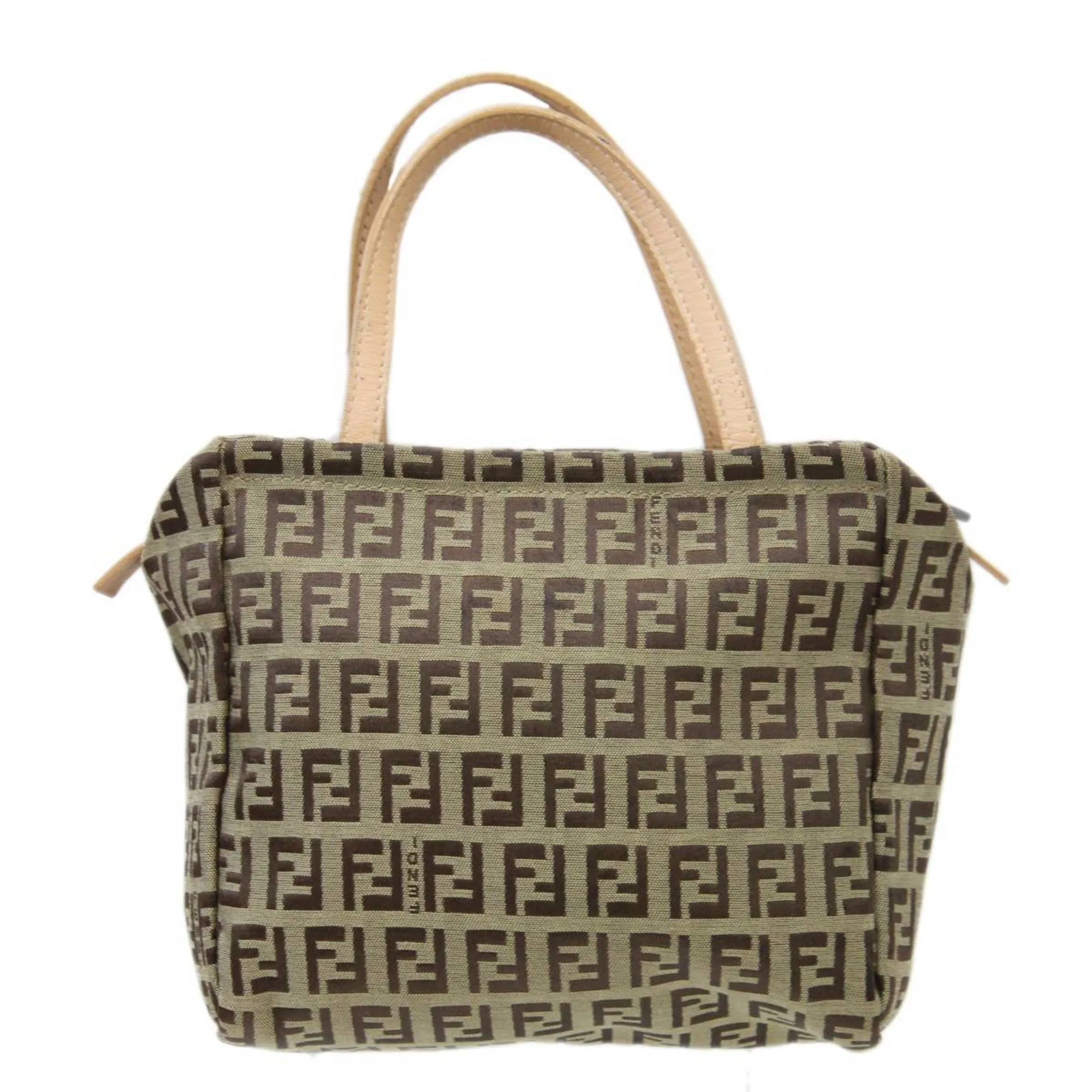 FENDI Canvas Zucca Beige 2415 SN000-028