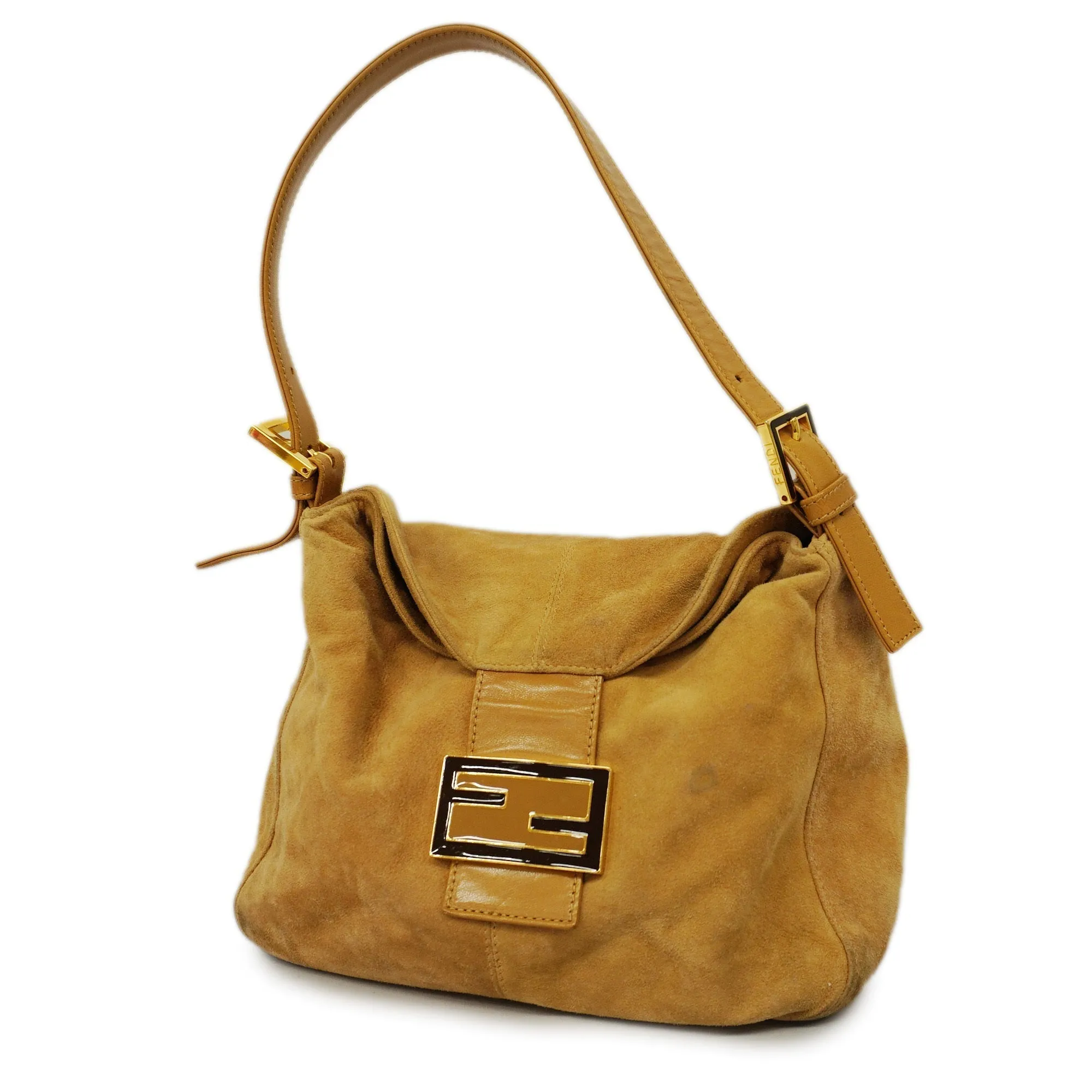 FENDI  Handbag Women's Leather Handbag Beige