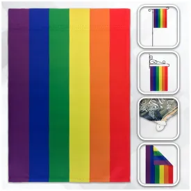 Flags Importer 12" x 18" Rainbow Garden Pride Flag