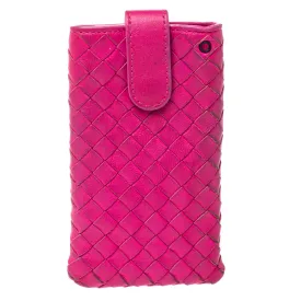 Fuchsia Intrecciato Nappa iPhone 5 Case