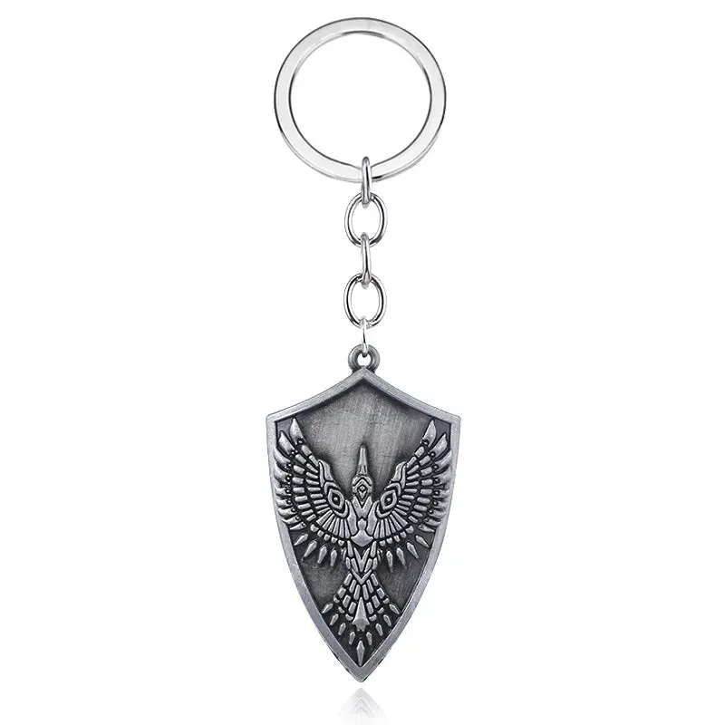 Game Dark Souls Keychain Sun Knight Shield Ornstein Artorias Sword Smough Hammer Key Chain Pendant Cosplay Jewelry