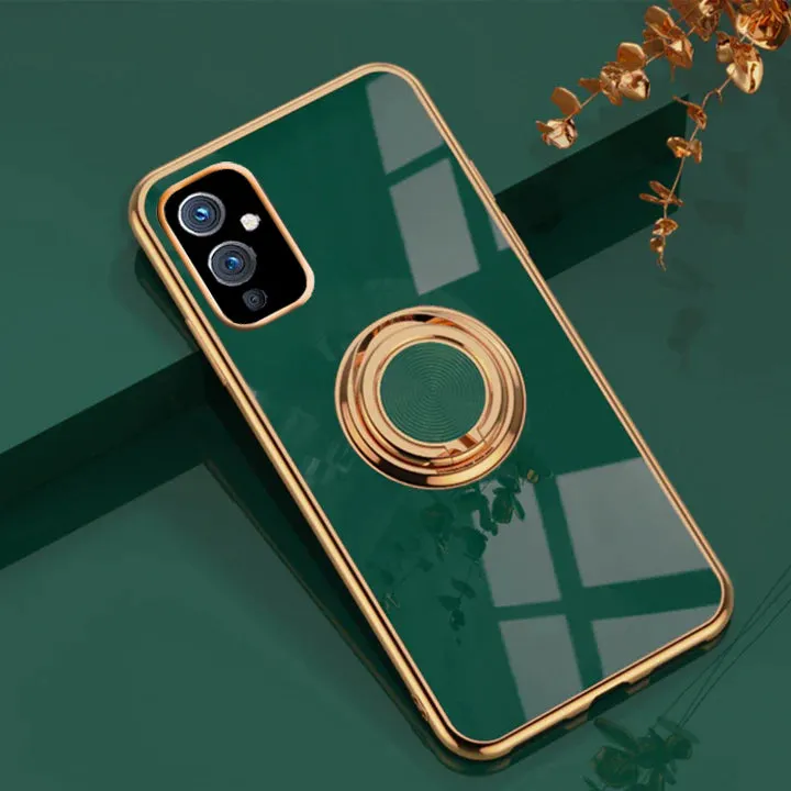 Gold Plating Metallic Ring Case - OnePlus