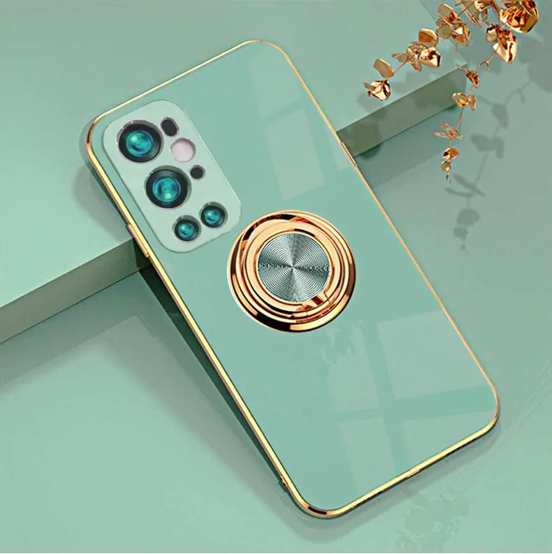 Gold Plating Metallic Ring Case - OnePlus