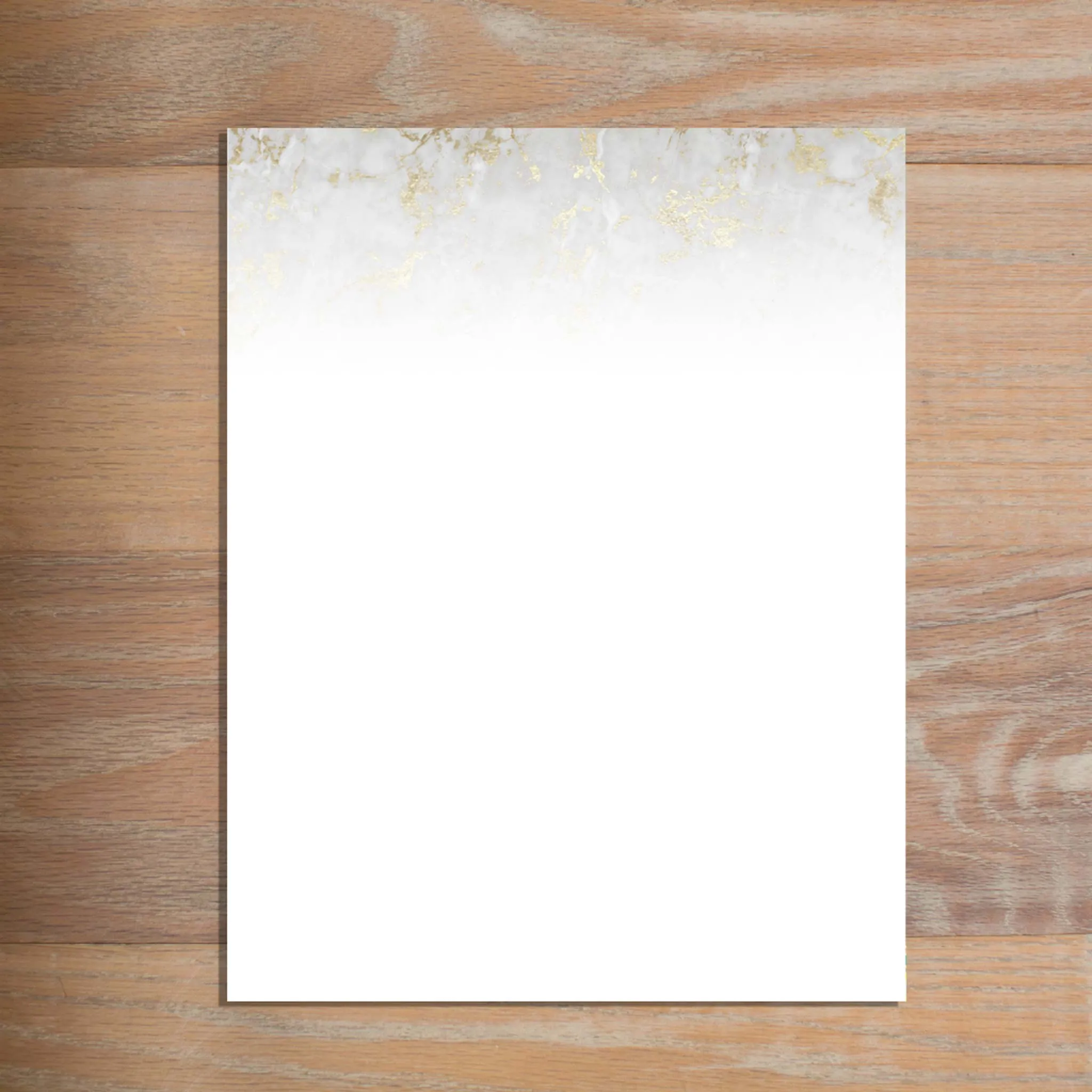 Golden Marble Custom Letterhead