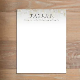 Golden Marble Custom Letterhead