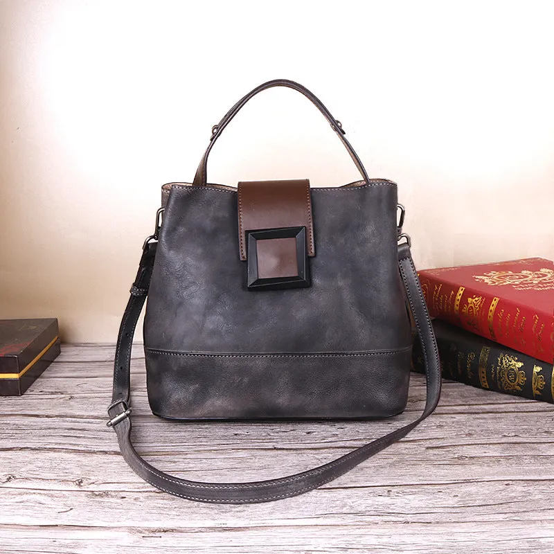 Handmade Vintage Women Leather Crossbody Bags