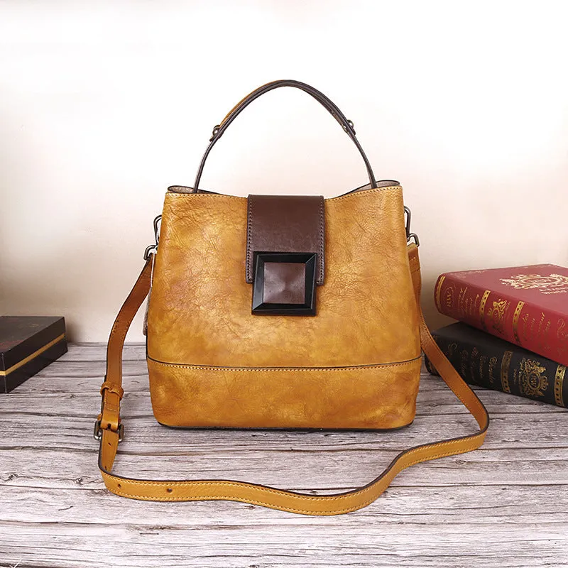 Handmade Vintage Women Leather Crossbody Bags