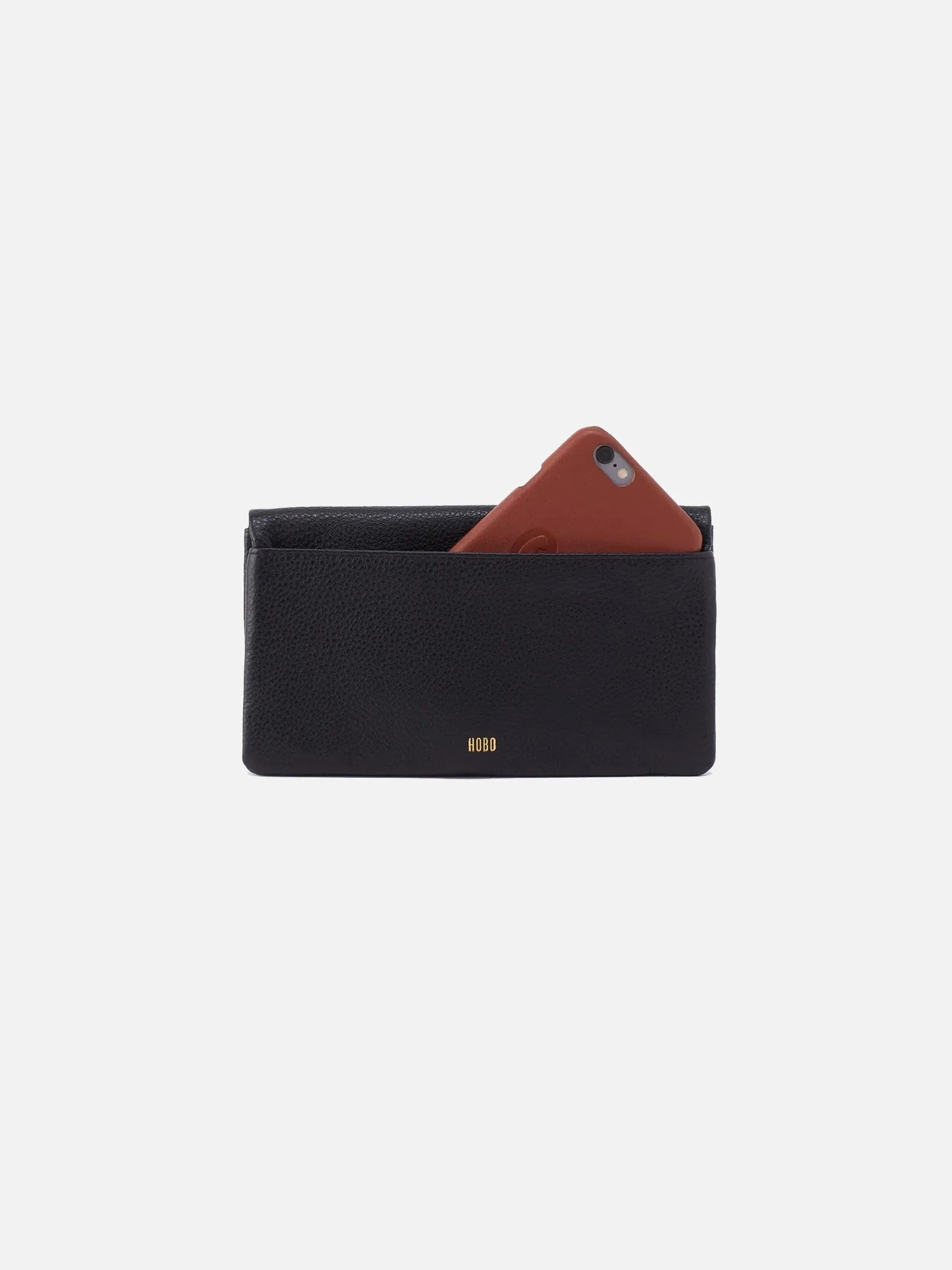 HOBO Lumen Wallet: Pebbled Leather