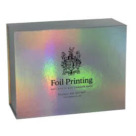 Holographic Foil Printed Boxes 160x200x80mm