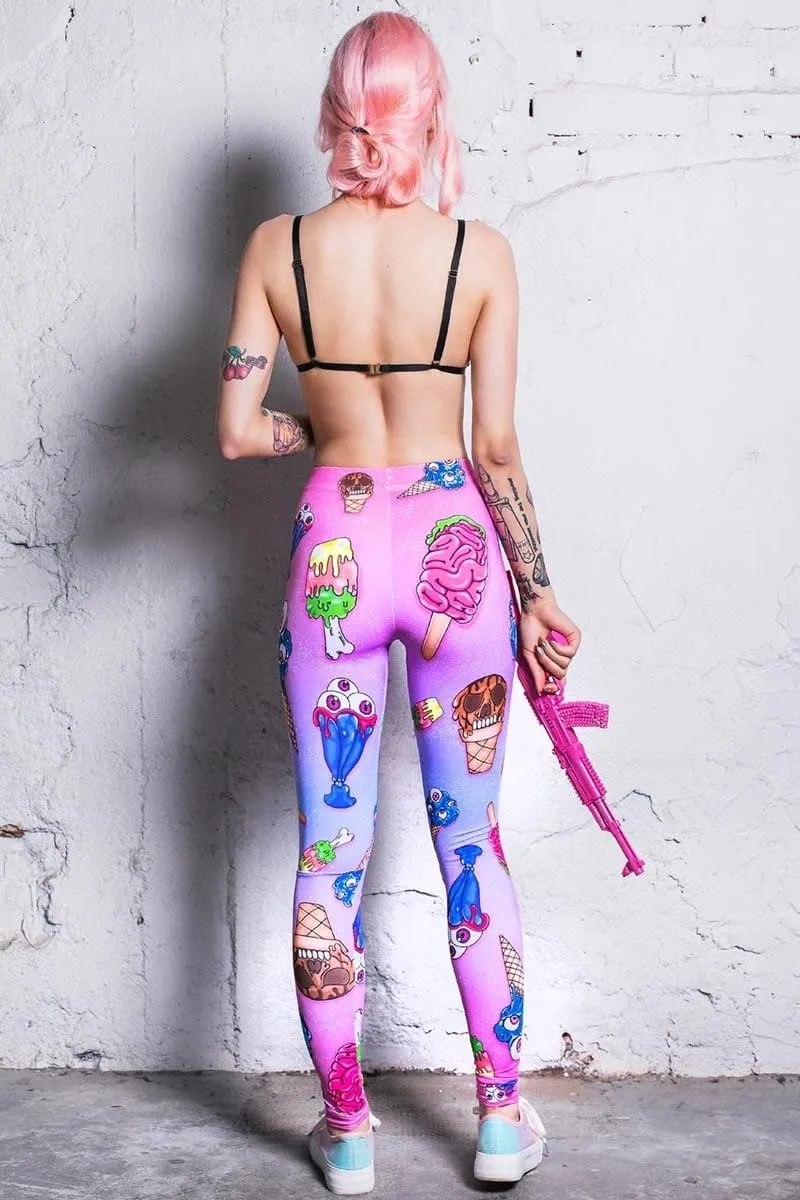 Horror Ice Cream Leggings